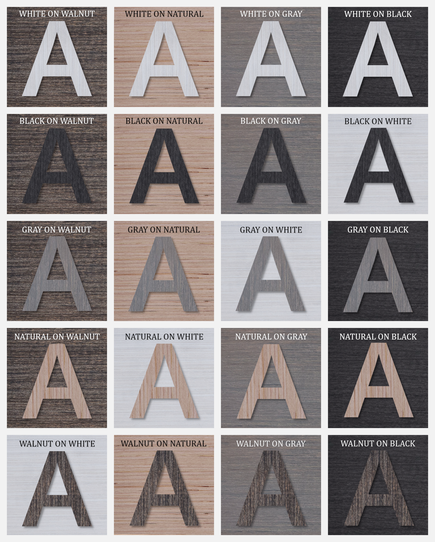 4 to 8 Inch 3D Scrabble Wall Tile Letters