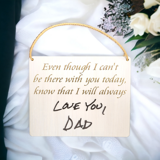 Loved Ones Handwriting - Save A Seat - Memorial - Wedding Gift