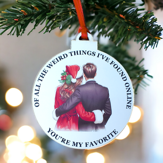 Couple's Christmas Ornament - Gift for Married Couple - Gift for Spouse - Gift for Wife - Gift for Husband